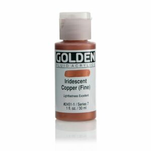 Golden Fluid Acrylic Colours 30ml Open Stock - Iridescent Copper Fine