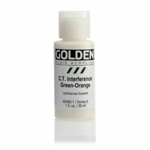 Golden Fluid Acrylic Colours 30ml Open Stock - C.T.Interference Green Orange