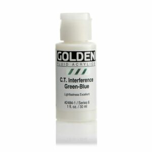 Golden Fluid Acrylic Colours 30ml Open Stock - C.T.Interference Green-Blue