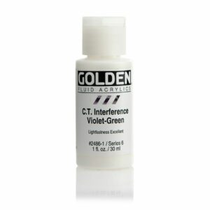 Golden Fluid Acrylic Colours 30ml Open Stock - C.T.Interference Violet-Green
