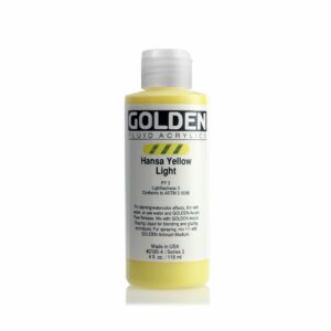 Golden Fluid Acrylic Colours 118ml Open Stock - Hansa Yellow Light