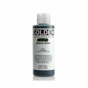 Golden Fluid Acrylic Colours 118ml Open Stock - Jenkins Green