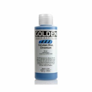 Golden Fluid Acrylic Colours 118ml Open Stock - Cerulean Blue Chromium