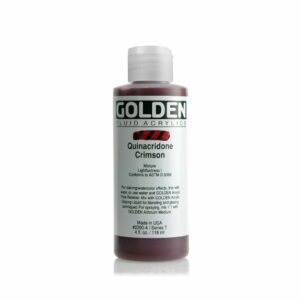 Golden Fluid Acrylic Colours 118ml Open Stock - Quinacridone Crimson
