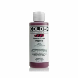 Golden Fluid Acrylic Colours 118ml Open Stock - Quinacridone Magenta