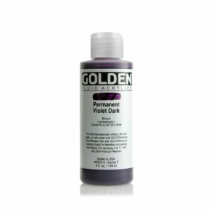Golden Fluid Acrylic Colours 118ml Open Stock - Permanent Violet Dark