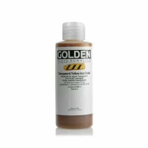 Golden Fluid Acrylic Colours 118ml Open Stock - Transparent Yellow Iron Oxide