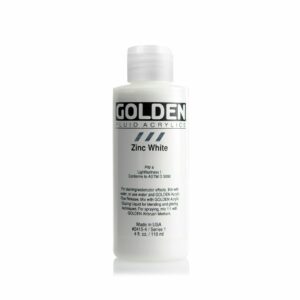 Golden Fluid Acrylic Colours 118ml Open Stock - Zinc White