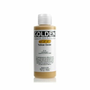 Golden Fluid Acrylic Colours 118ml Open Stock - Yellow Oxide