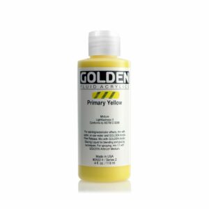Golden Fluid Acrylic Colours 118ml Open Stock - Primary Yellow