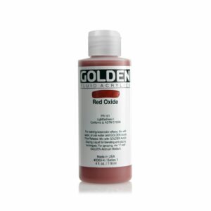 Golden Fluid Acrylic Colours 118ml Open Stock - Red Oxide