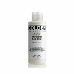 Golden Fluid Acrylic Colours 118ml Open Stock - Interference Gold Fine