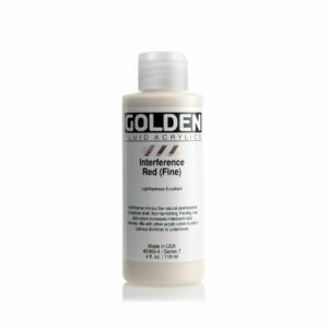 Golden Fluid Acrylic Colours 118ml Open Stock - Interference Red Fine