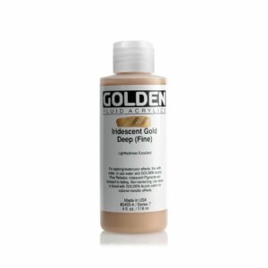Golden Fluid Acrylic Colours 118ml Open Stock - Iridescent Gold Deep Fine