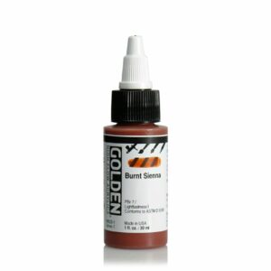 Golden High Flow Acrylic 30ml Open Stock - Burnt Sienna