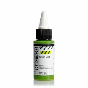 Golden High Flow Acrylic 30ml Open Stock - Green Gold
