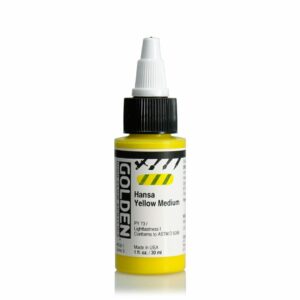 Golden High Flow Acrylic 30ml Open Stock - Hansa Yellow Medium