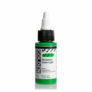 Golden High Flow Acrylic 30ml Open Stock - Permanent Green Light