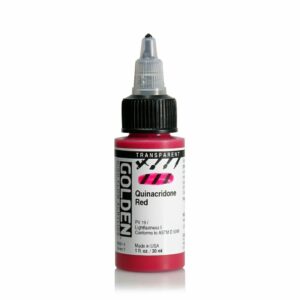 Golden High Flow Acrylic 30ml Open Stock - Transparent Quinacridone Red