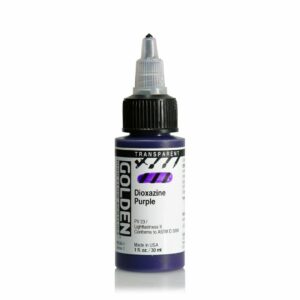 Golden High Flow Acrylic 30ml Open Stock - Transparent Dioxazine Purple