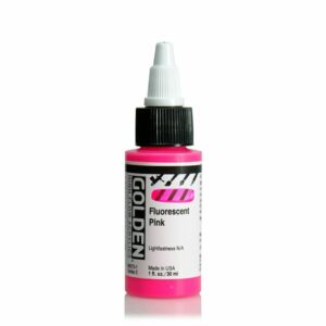 Golden High Flow Acrylic 30ml Open Stock - Fluorescent Pink