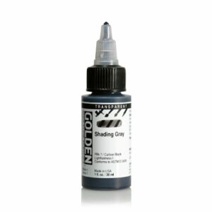 Golden High Flow Acrylic 30ml Open Stock - Transparent Shading Gray