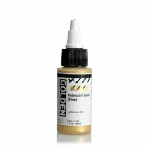 Golden High Flow Acrylic 30ml Open Stock - Iridescent Gold Fine