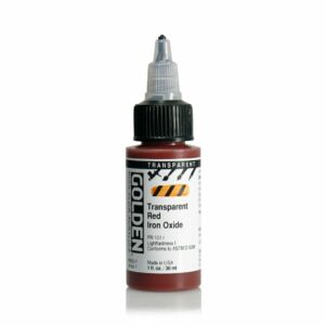 Golden High Flow Acrylic 30ml Open Stock - Transparent Red Iron Oxide