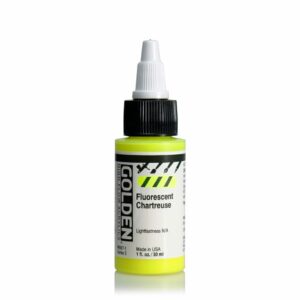 Golden High Flow Acrylic 30ml Open Stock - Fluorescent Chartreuse