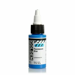 Golden High Flow Acrylic 30ml Open Stock - Fluorescent Blue