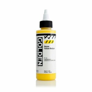 Golden High Flow Acrylic 118ml Open Stock - Hansa Yellow Medium