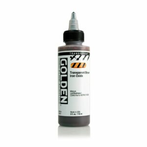 Golden High Flow Acrylic 118ml Open Stock - Transparent Brown Iron Oxide