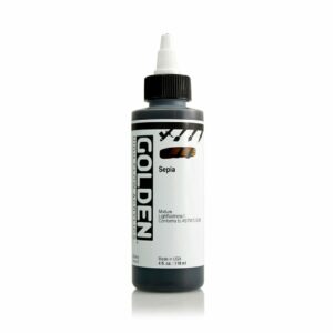 Golden High Flow Acrylic 118ml Open Stock - SEPIA