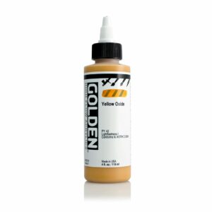 Golden High Flow Acrylic 118ml Open Stock - Yellow Oxide