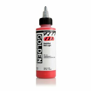 Golden High Flow Acrylic 118ml Open Stock - Transparent Naphthol Red Light