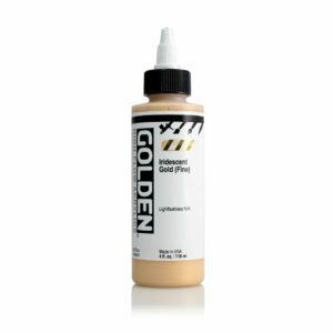 Golden High Flow Acrylic 118ml Open Stock - Iridescent Gold Fine