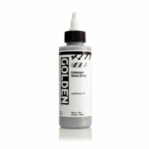 Golden High Flow Acrylic 118ml Open Stock - Iridescent Silver Fine