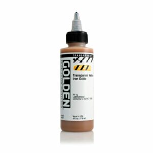 Golden High Flow Acrylic 118ml Open Stock - Transparent Yellow Iron Oxide