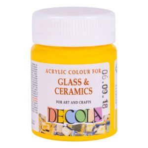 Decola Glass Colour 50ml Basic Shades Open Stock (MADE IN RUSSIA) - YELLOW LIGHT