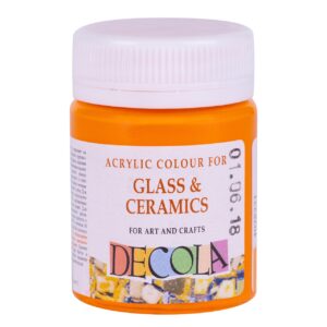 Decola Glass Colour 50ml Basic Shades Open Stock (MADE IN RUSSIA) - YELLOW DEEP
