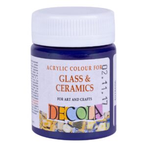 Decola Glass Colour 50ml Basic Shades Open Stock (MADE IN RUSSIA) - VIOLET DEEP
