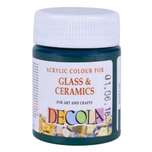 Decola Glass Colour 50ml Basic Shades Open Stock (MADE IN RUSSIA) - Emerald Green