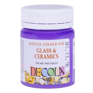 Decola Glass Colour 50ml Basic Shades Open Stock (MADE IN RUSSIA) - VIOLET LIGHT