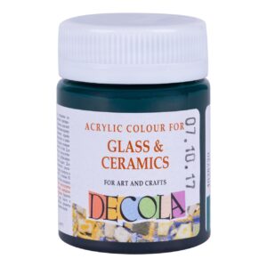 Decola Glass Colour 50ml Basic Shades Open Stock (MADE IN RUSSIA) - Green Deep