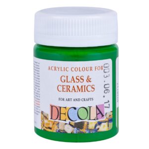 Decola Glass Colour 50ml Basic Shades Open Stock (MADE IN RUSSIA) - GREEN LIGHT