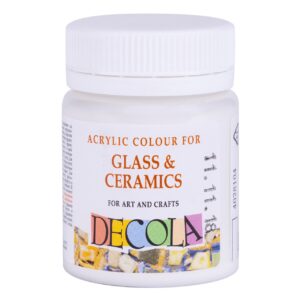 Decola Glass Colour 50ml Basic Shades Open Stock (MADE IN RUSSIA) - WHITE