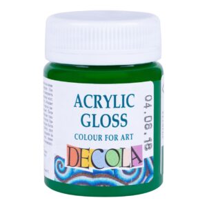 Decola Acrylic Gloss Colours-50ml Open Stock (MADE IN RUSSIA) - GREEN MEDIUM