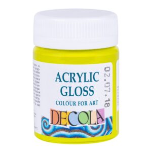 Decola Acrylic Gloss Colours-50ml Open Stock (MADE IN RUSSIA) - LIME