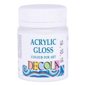 Decola Acrylic Gloss Colours-50ml Open Stock (MADE IN RUSSIA) - WHITE