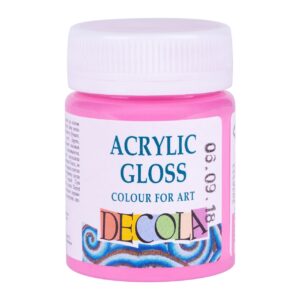 Decola Acrylic Gloss Colours-50ml Open Stock (MADE IN RUSSIA) - Rose